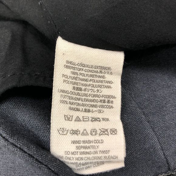 Free People Women Faux Leather Snap Button Mini Skirt Size 2 Black M122 -28 - Picture 10 of 15